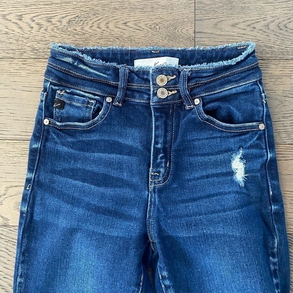 KanCan Distressed Frayed Hem Skinny Ankle Jeans - Picture 3 of 10